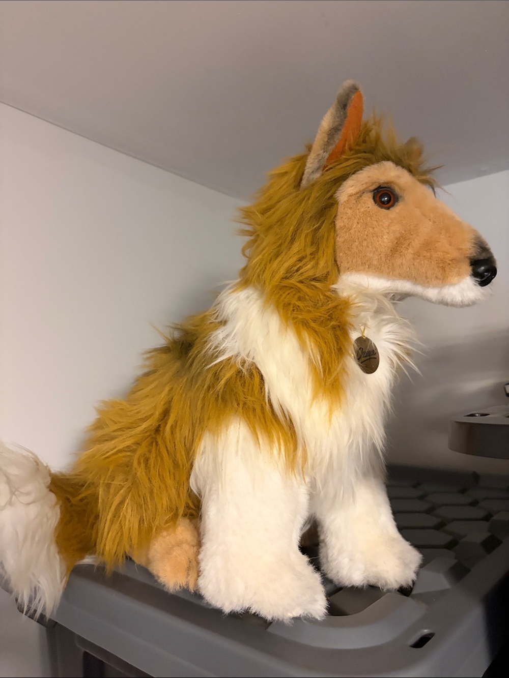 classique plush collie dog by dakin